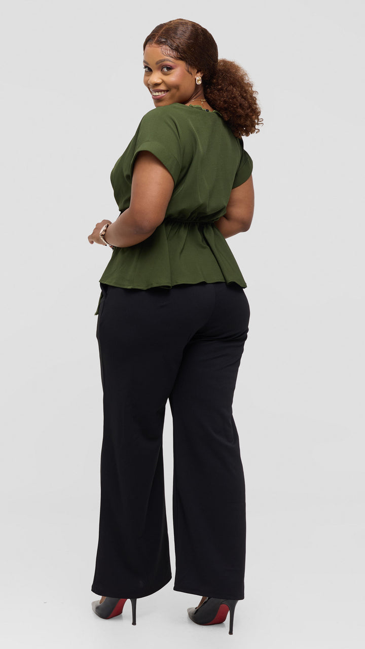 Silk House Collection Raya Top - Green
