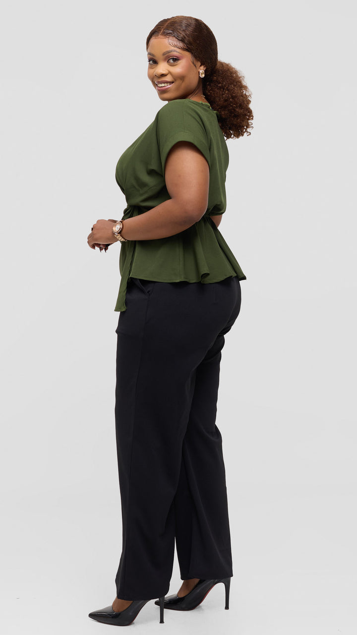 Silk House Collection Raya Top - Green