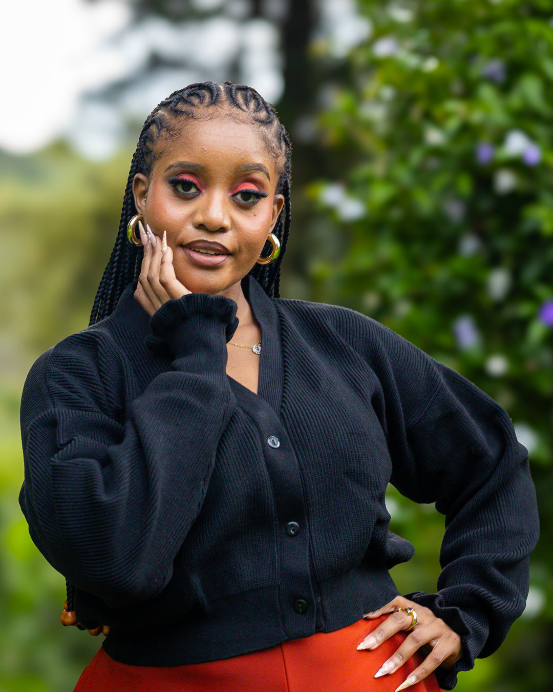 African Yuva Nila Sweater - Black