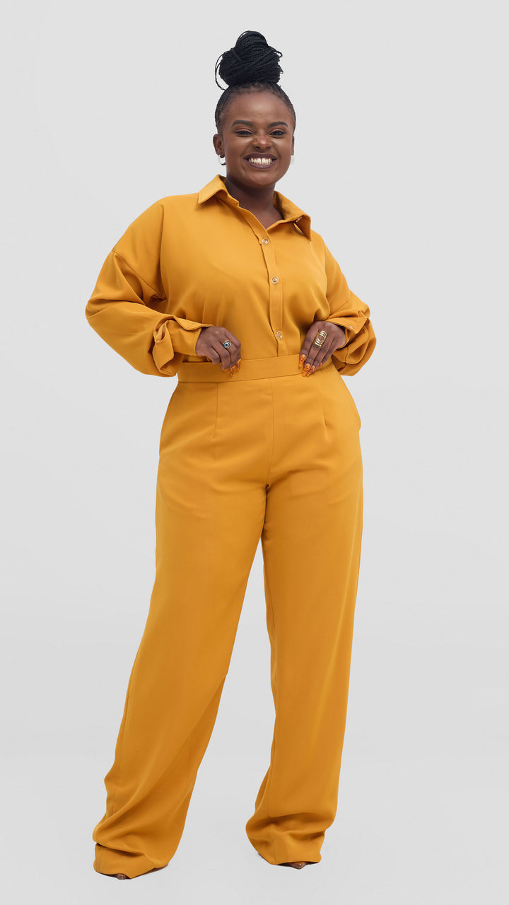 Izulu Gakenge set - Mustard