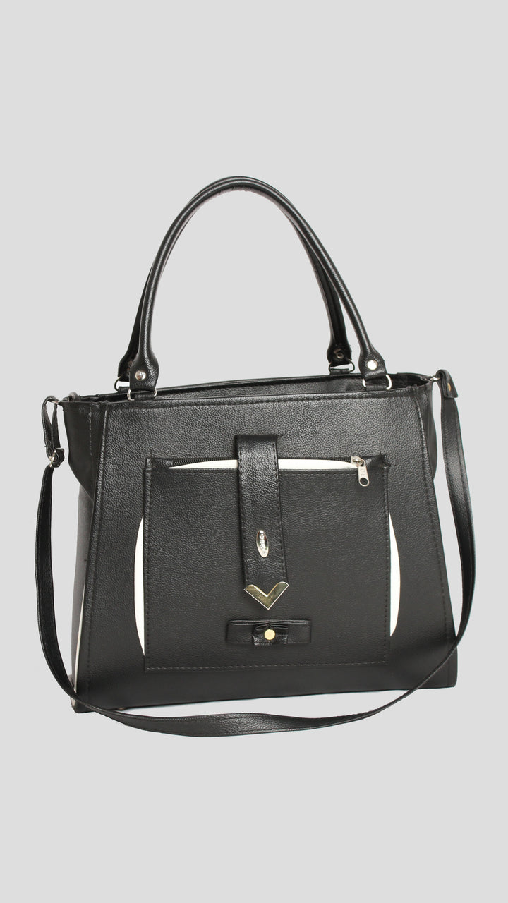 Mkenya Collections Bag with Subtle - Black / White