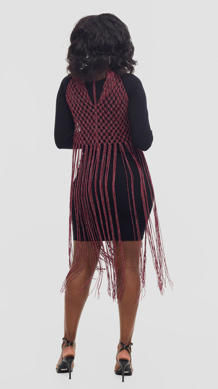 Elan CocoAfrike Zuriya Overlay - Burgundy
