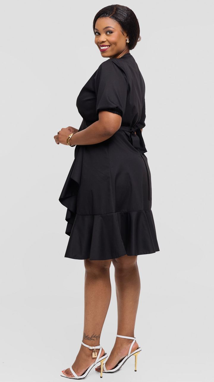 Lizola Whitley Wrap Dress - Mustard