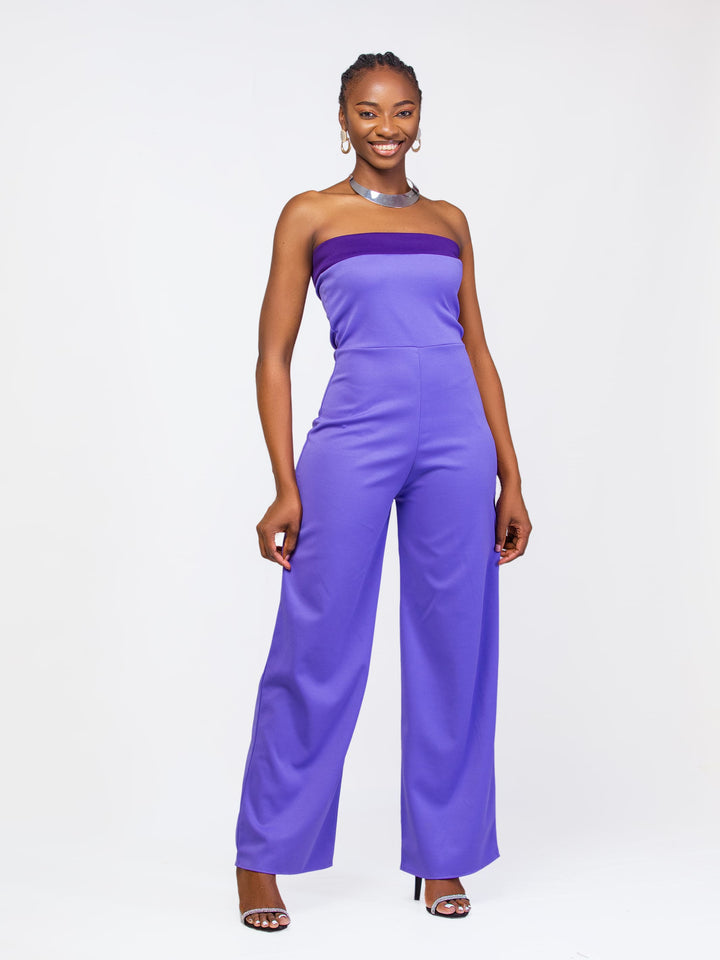 Da'Joy Fashions Amora Jumpsuit - Lavender Purple