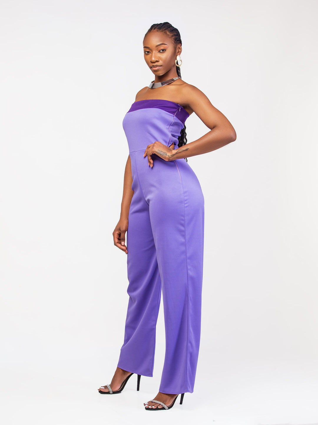 Da'Joy Fashions Amora Jumpsuit - Lavender Purple