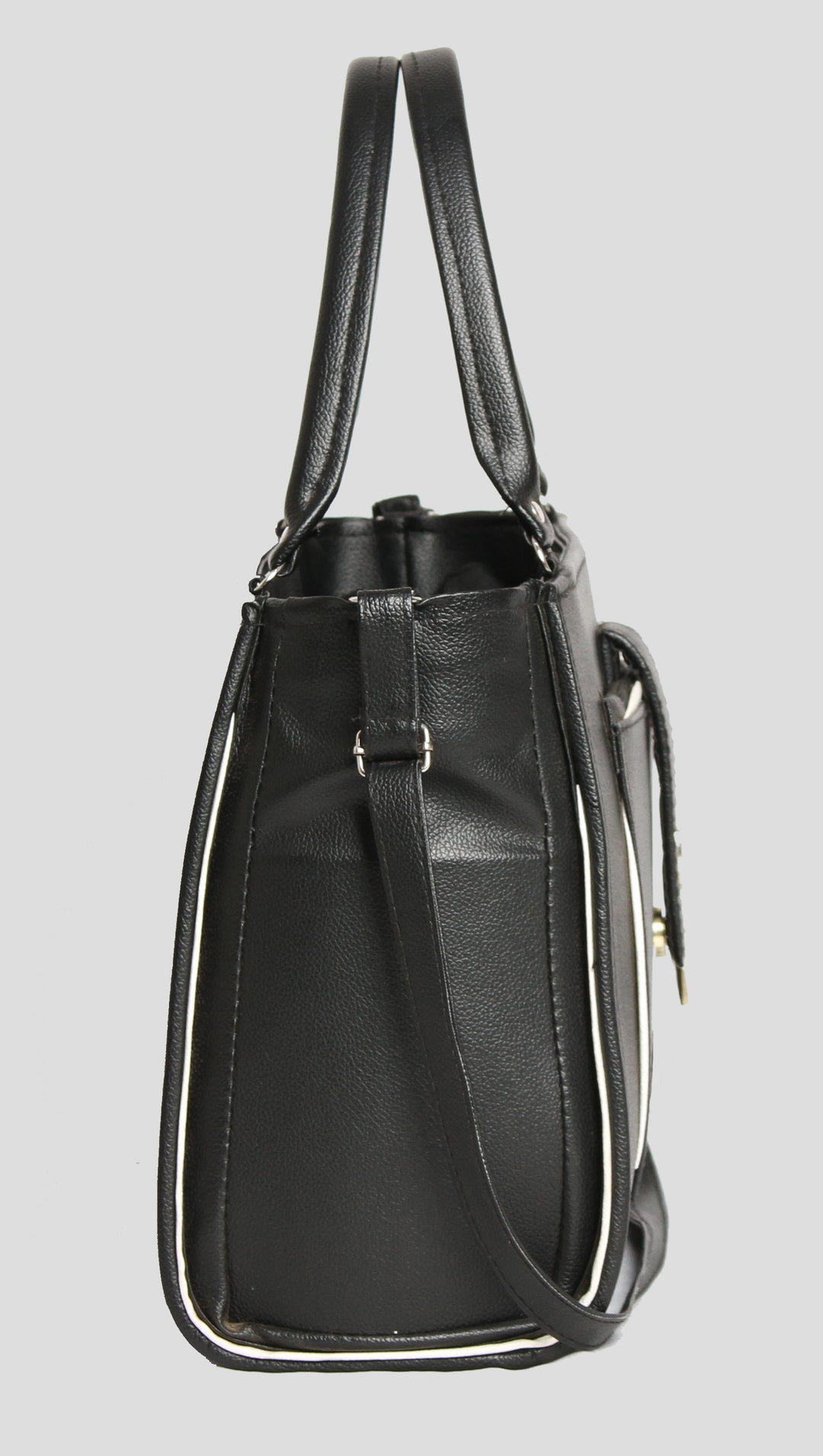 Mkenya Collections Bag with Subtle - Black / White