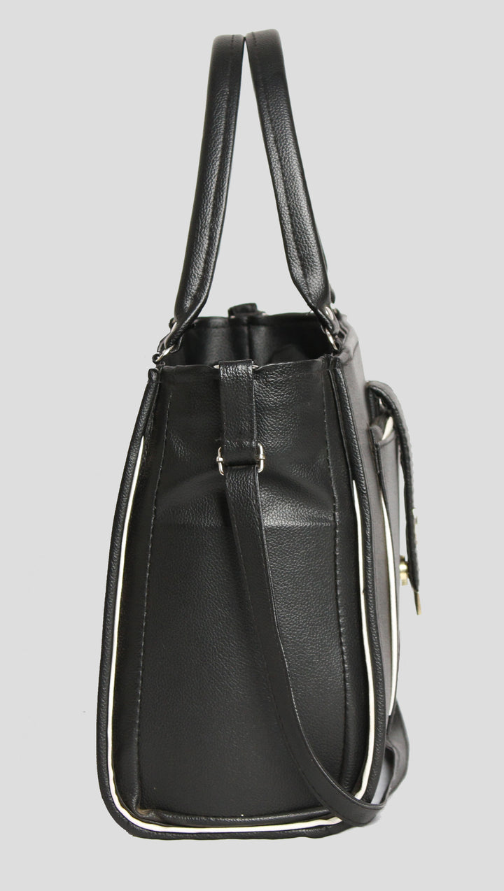 Mkenya Collections Bag with Subtle - Black / White