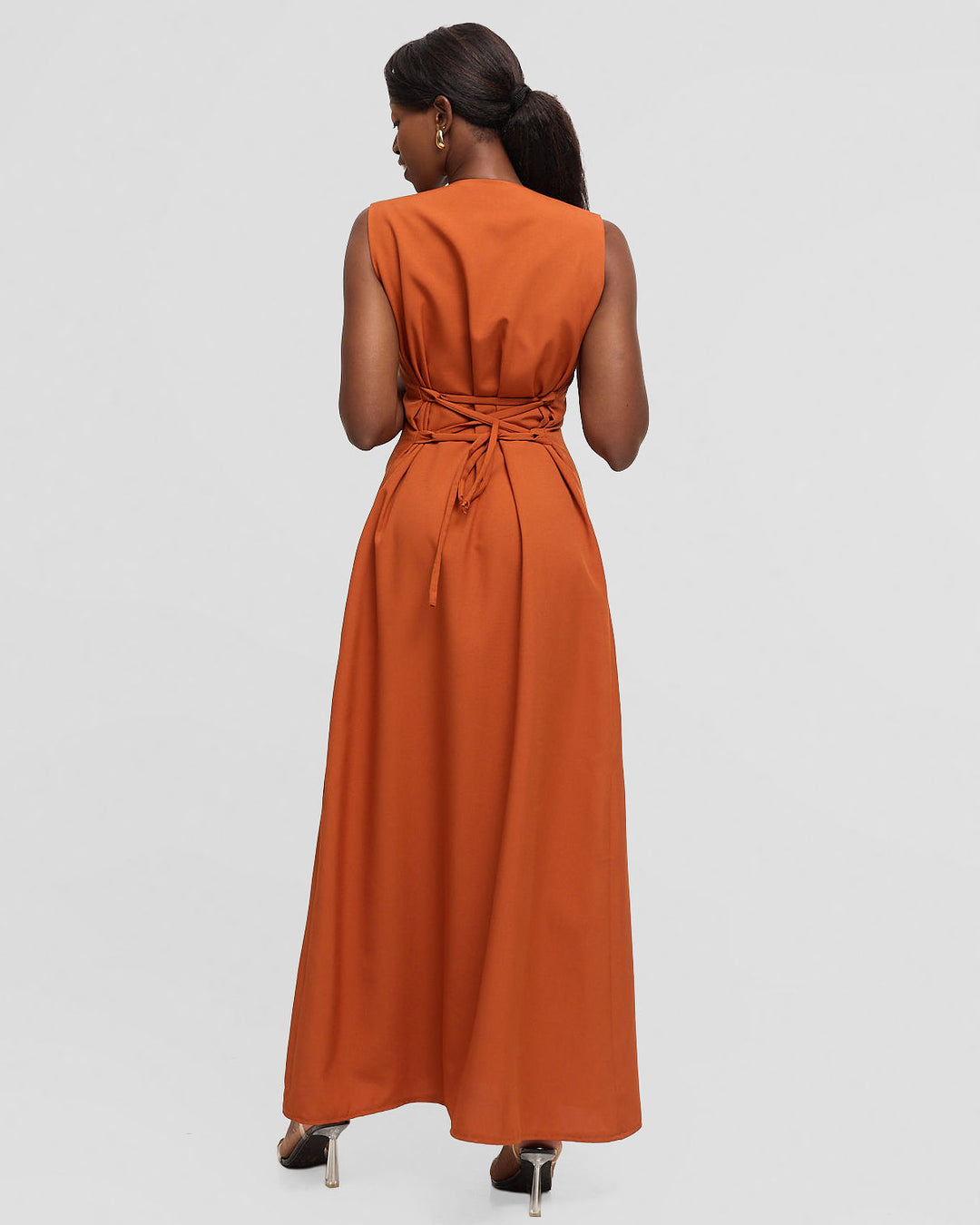 Mumbi Maxi Dress - Brown