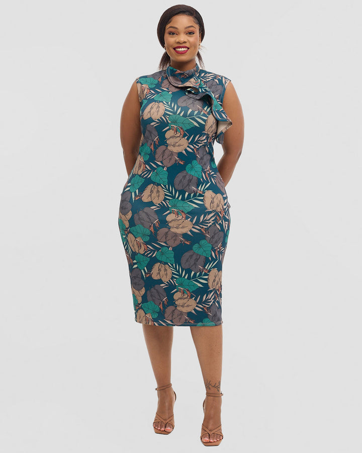 Lizola Rebecca Bodycon Dress - Green