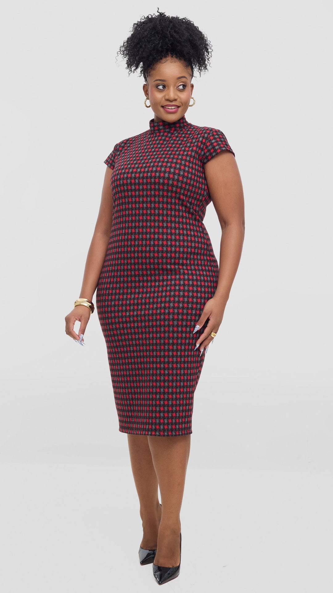 Celine Bodycon Dress - Red