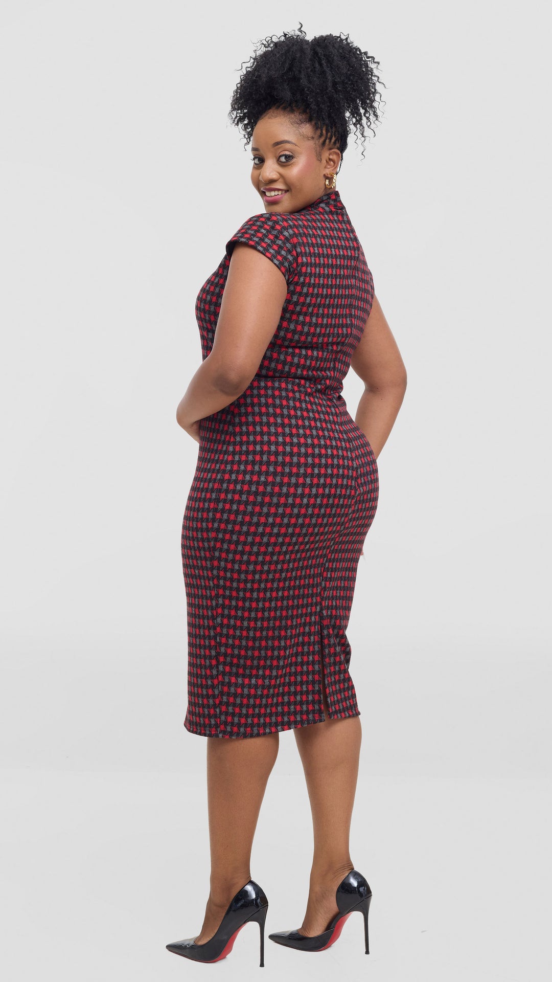 Celine Bodycon Dress - Red