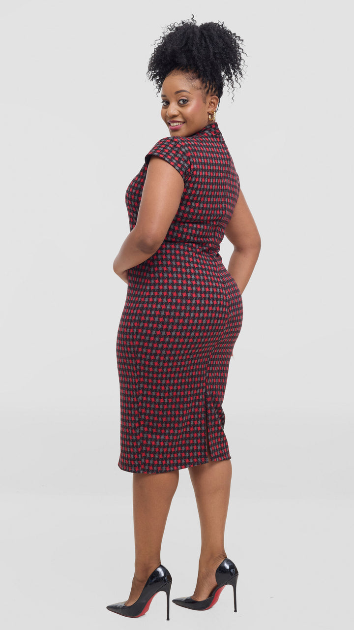 Celine Bodycon Dress - Red