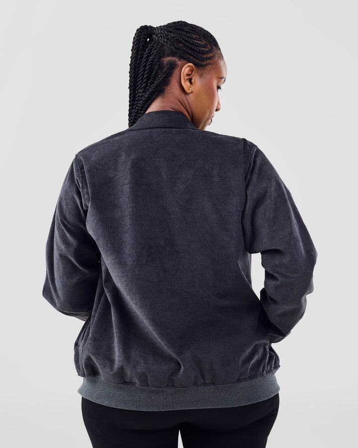 Rafiki Threads Imara Corduroy Jacket - Grey