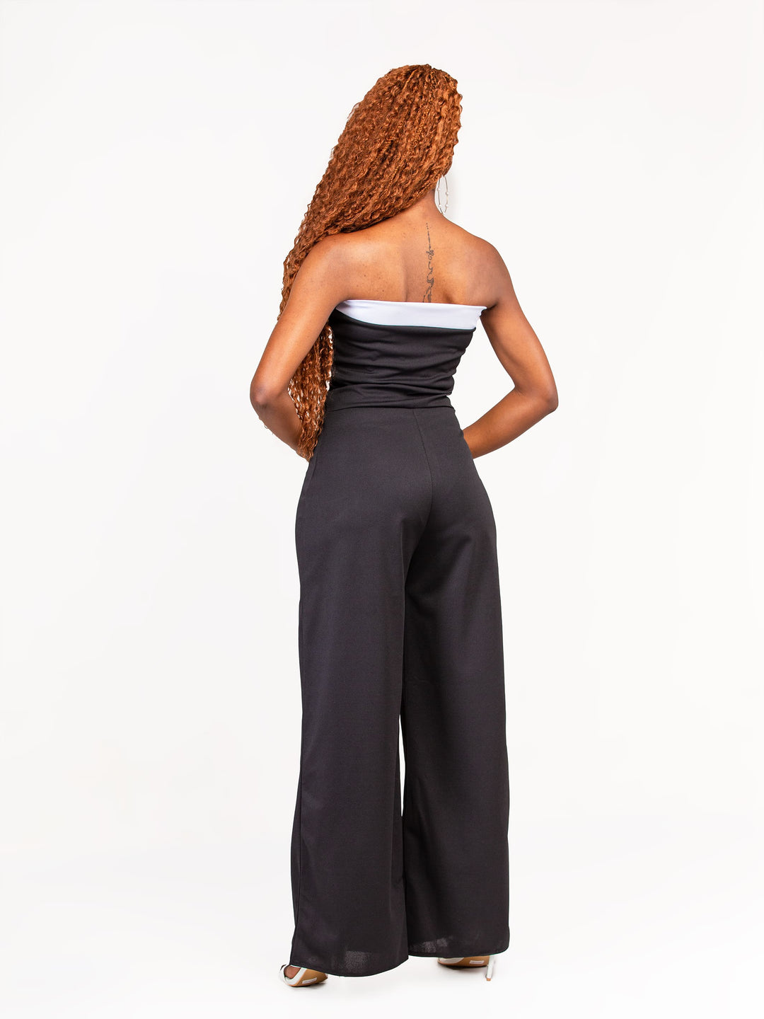 Da'Joy Fashions Amora Jumpsuit - Black / White