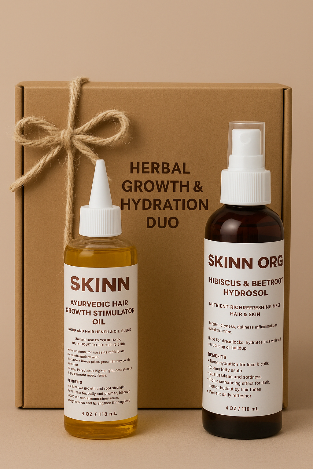 Skinn Organics Unisex Hydrate & Nourish Hair Bundle