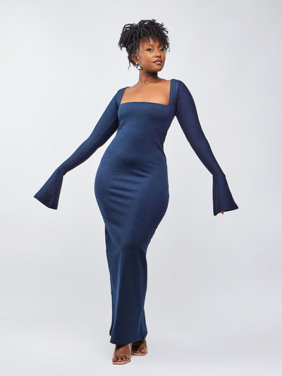 Zia Africa â€œEffortlessly Elegantâ€ù Bodycon Dress - Navy