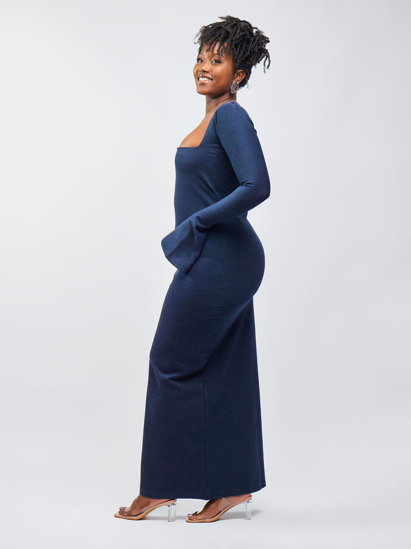 Zia Africa â€œEffortlessly Elegantâ€ù Bodycon Dress - Navy