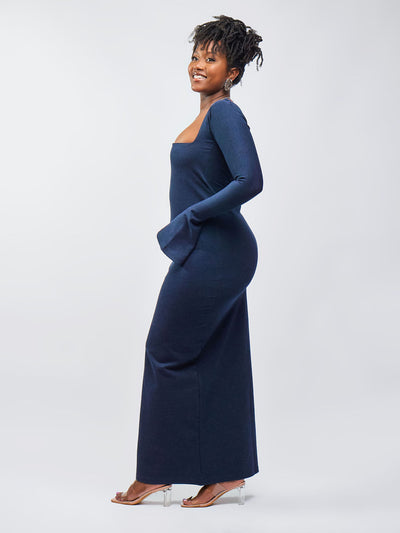 Zia Africa â€œEffortlessly Elegantâ€ù Bodycon Dress - Navy