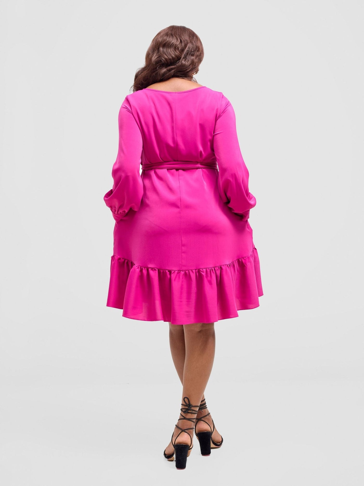 Vivo Serwa Tent Dress - Magenta - Shopzetu