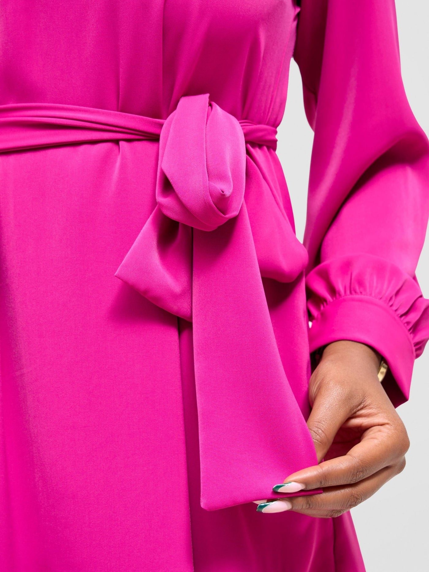 Vivo Serwa Tent Dress - Magenta - Shopzetu