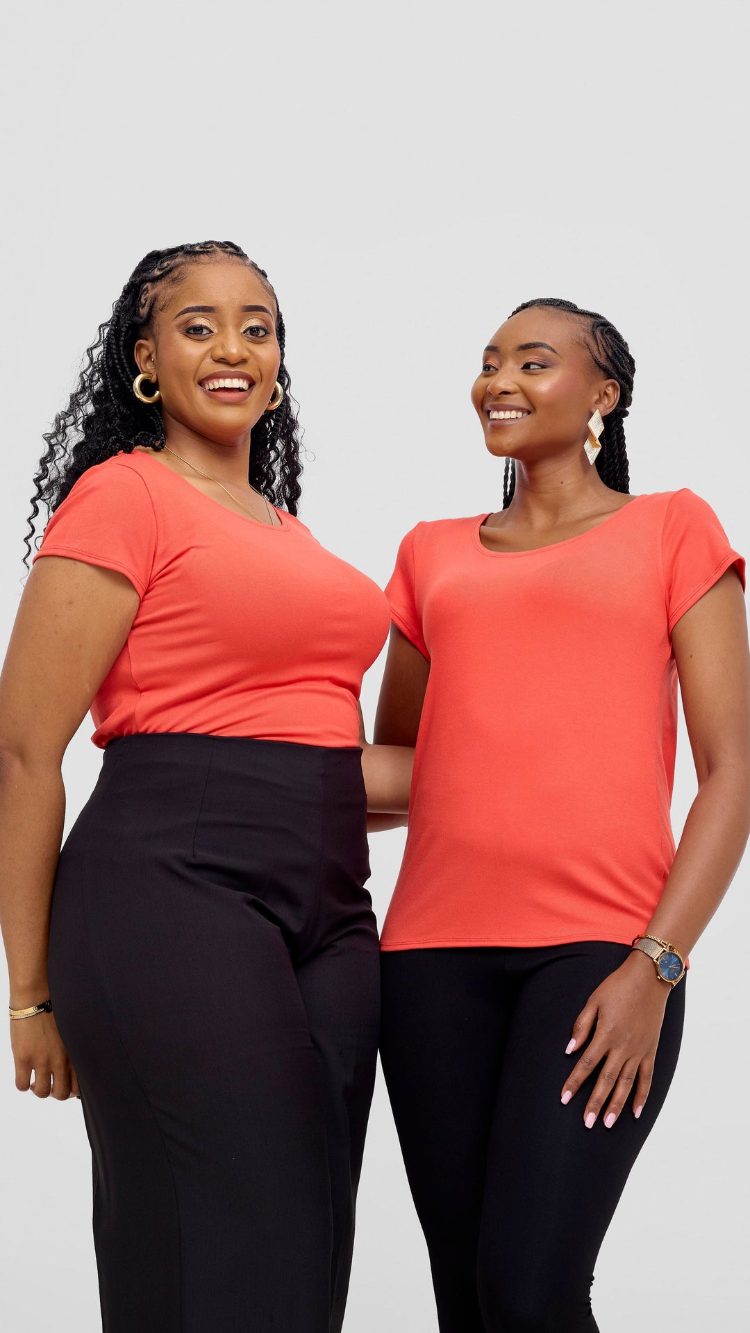Vivo Everyday Cap Sleeve Top in Jersey - Orange