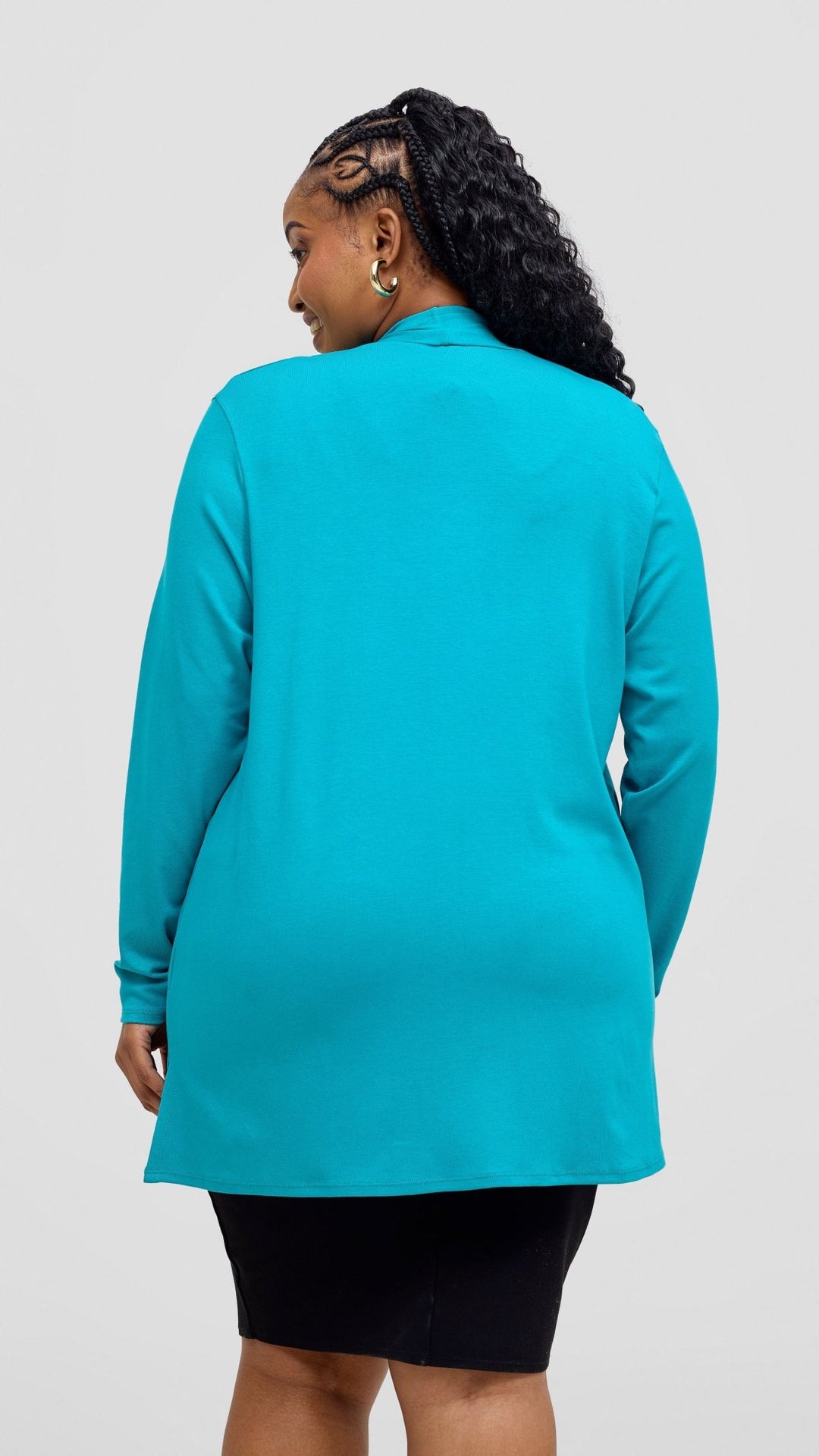 Vivo Leila Short Waterfall - Sea Green - Shopzetu