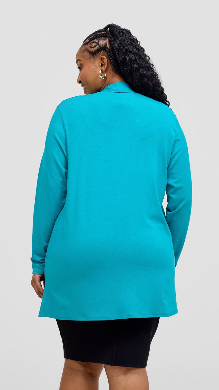 Vivo Leila Short Waterfall - Sea Green - Shopzetu