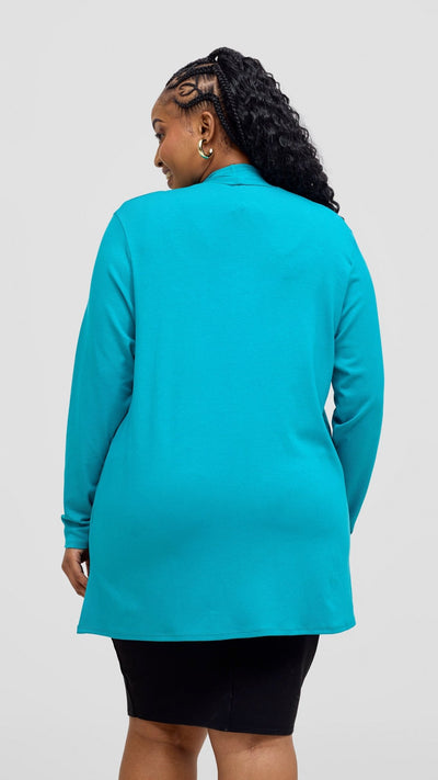 Vivo Leila Short Waterfall - Sea Green - Shopzetu