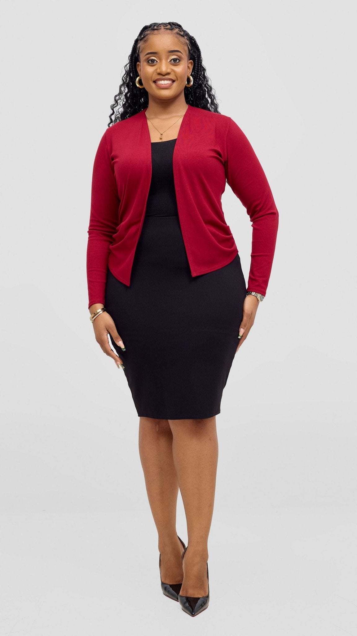 Vivo Basic Sienna Waterfall - Dark Red - Shopzetu