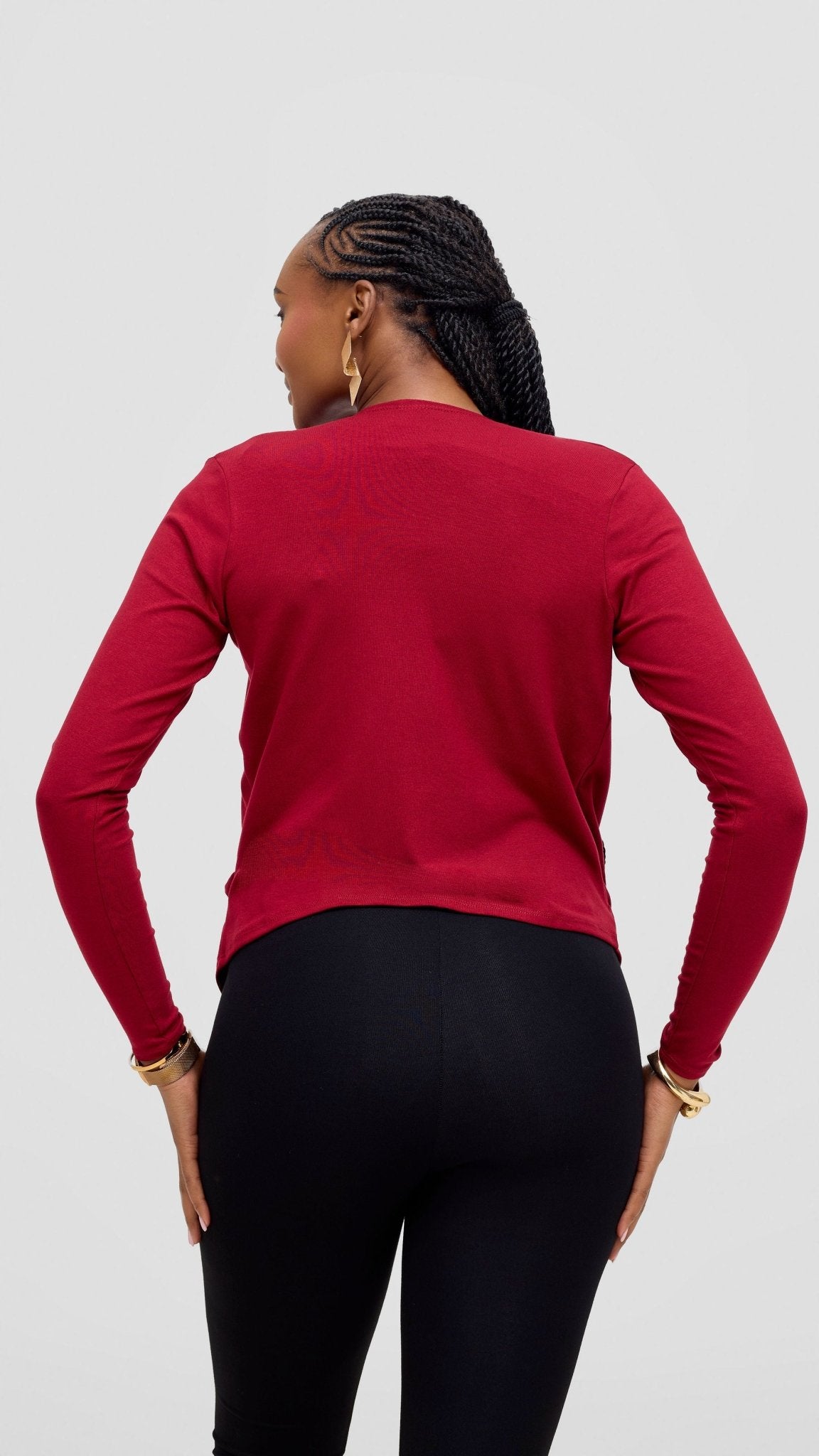 Vivo Basic Sienna Waterfall - Dark Red - Shopzetu