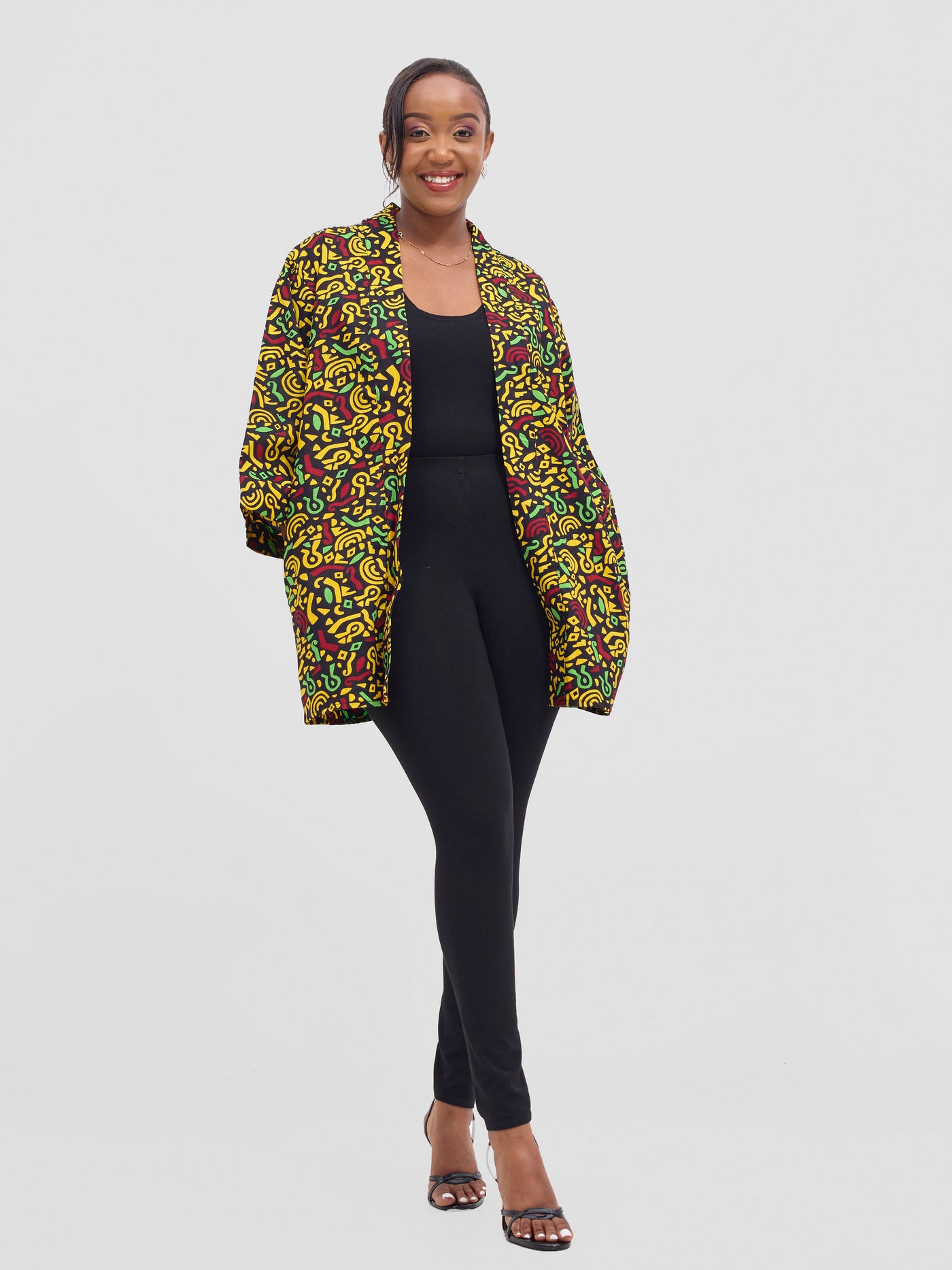 Vivo Short Kimono - Tapo Print