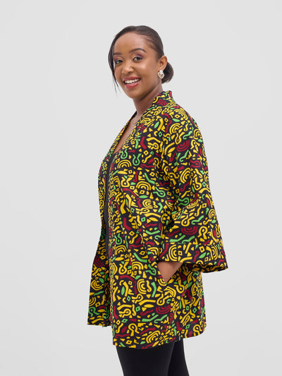 Vivo Short Kimono - Tapo Print
