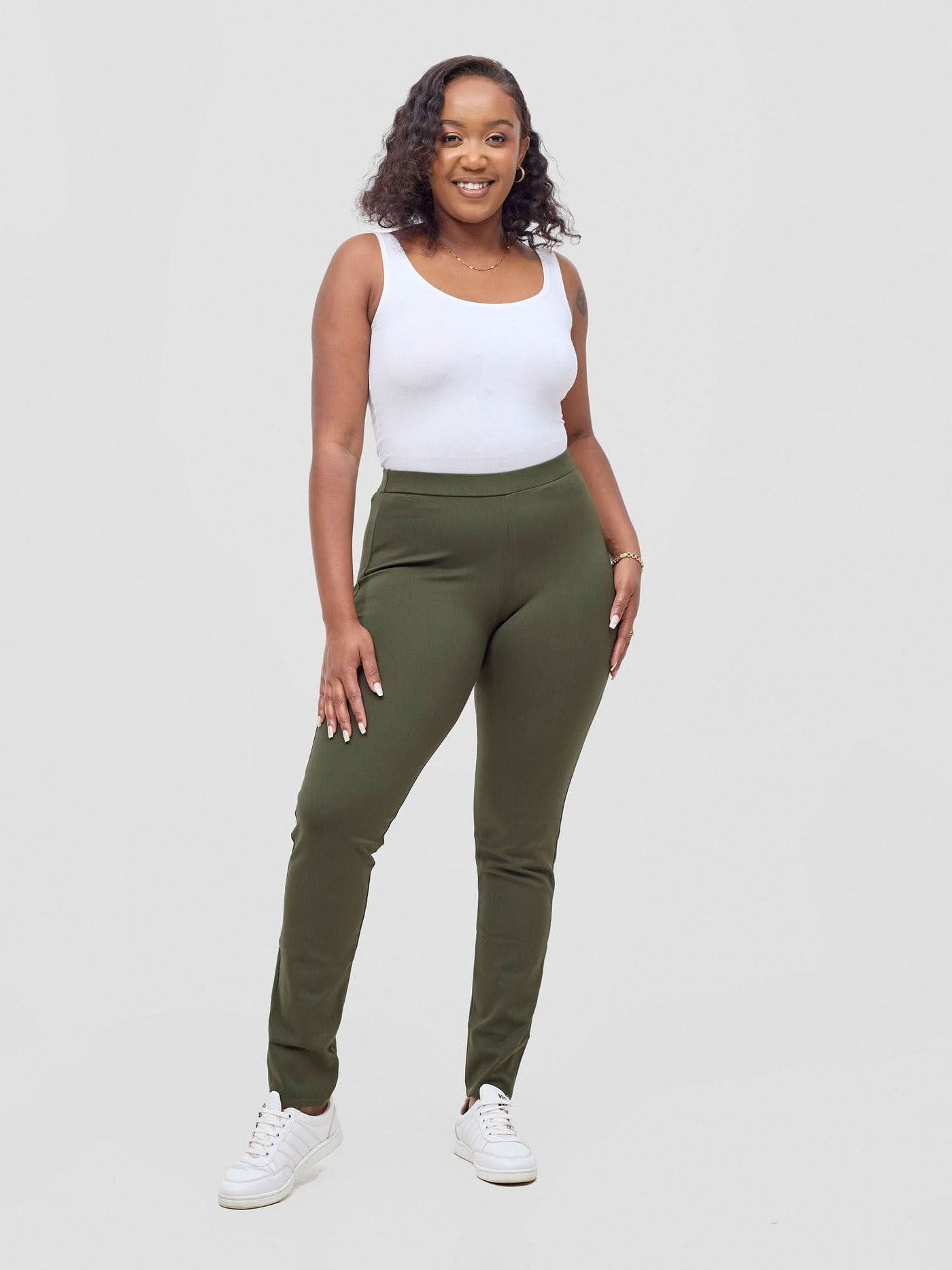 Vivo Basic Leisure Pants - Hunters Green