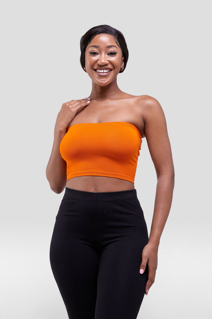 Zoya Basic Jersey Bandeau  - Burnt Orange