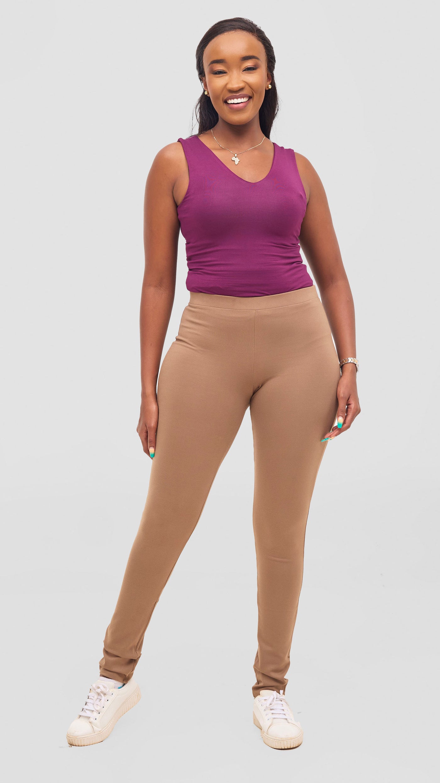 Vivo Basic Leisure Pants - Taupe