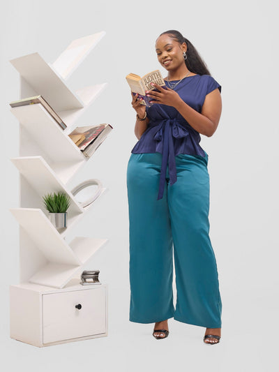 Vivo Yene Wide Leg Pants - Light Teal - Shopzetu