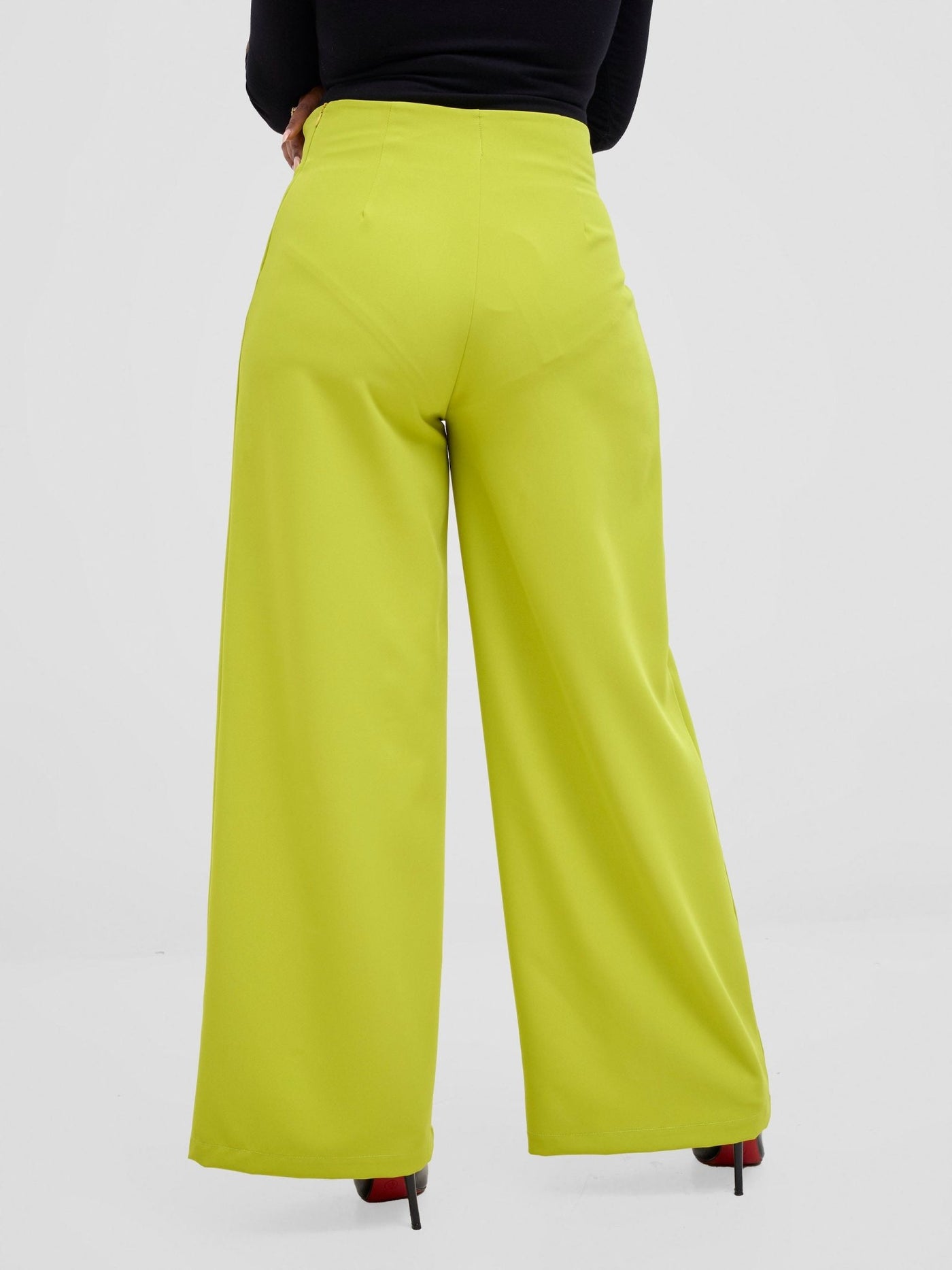 Vivo Tatili Wide Leg Pants - Light Olive - Shopzetu