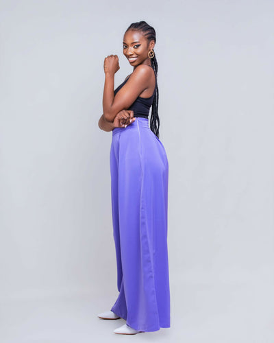 Da’Joy Fashions Nova Pants - Lavender - Shopzetu