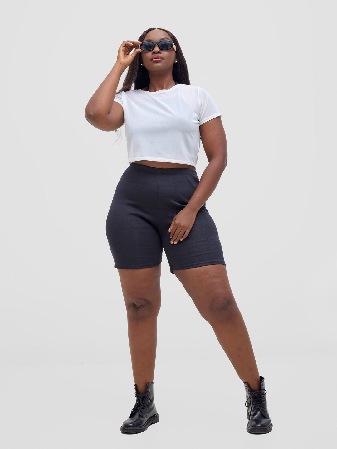 Zoya Vasha Biker Shorts - Black