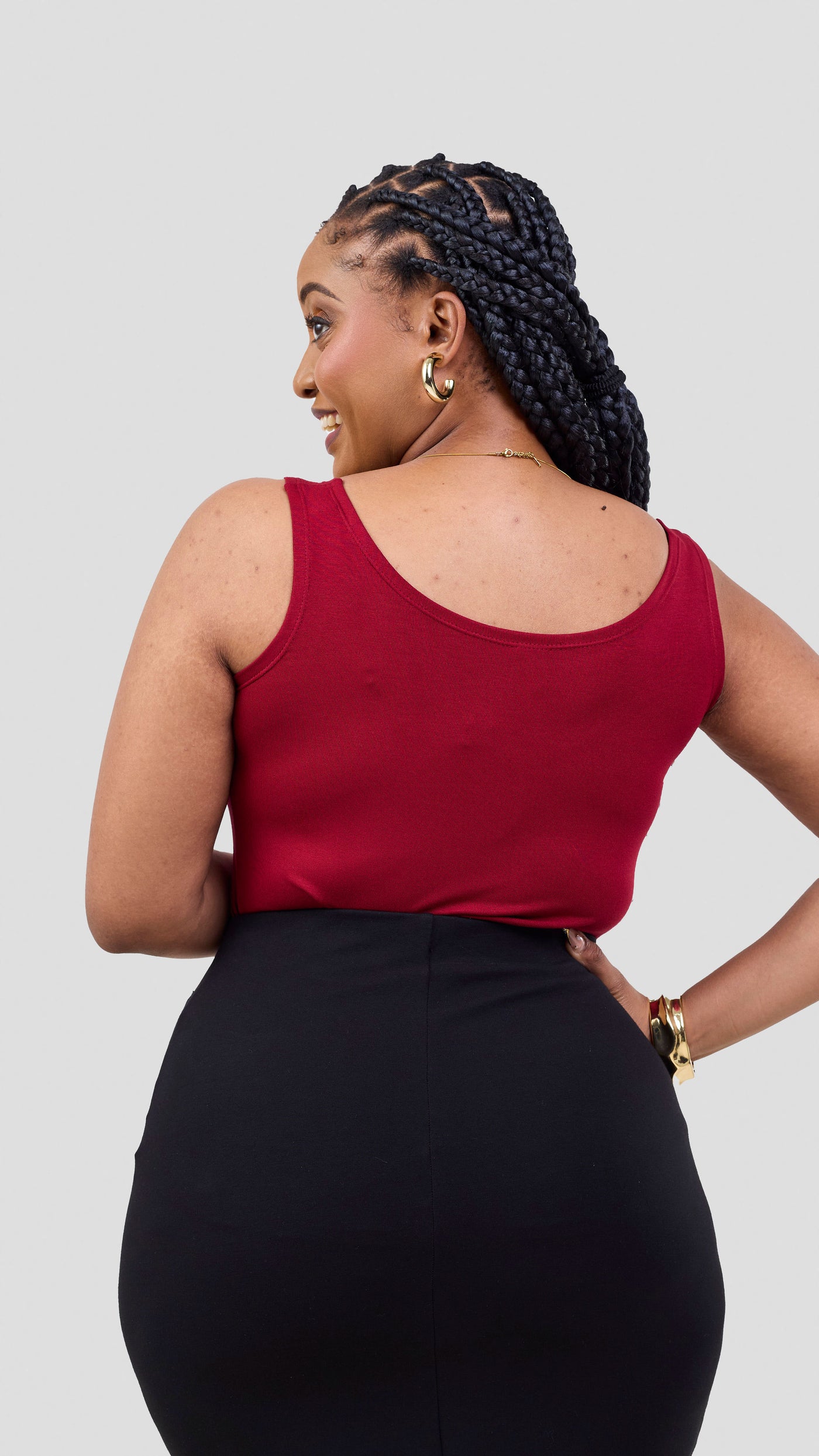 Vivo Basic Tank Top - Dark Red