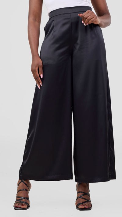 Vivo Essi Wide Leg Pants - Black