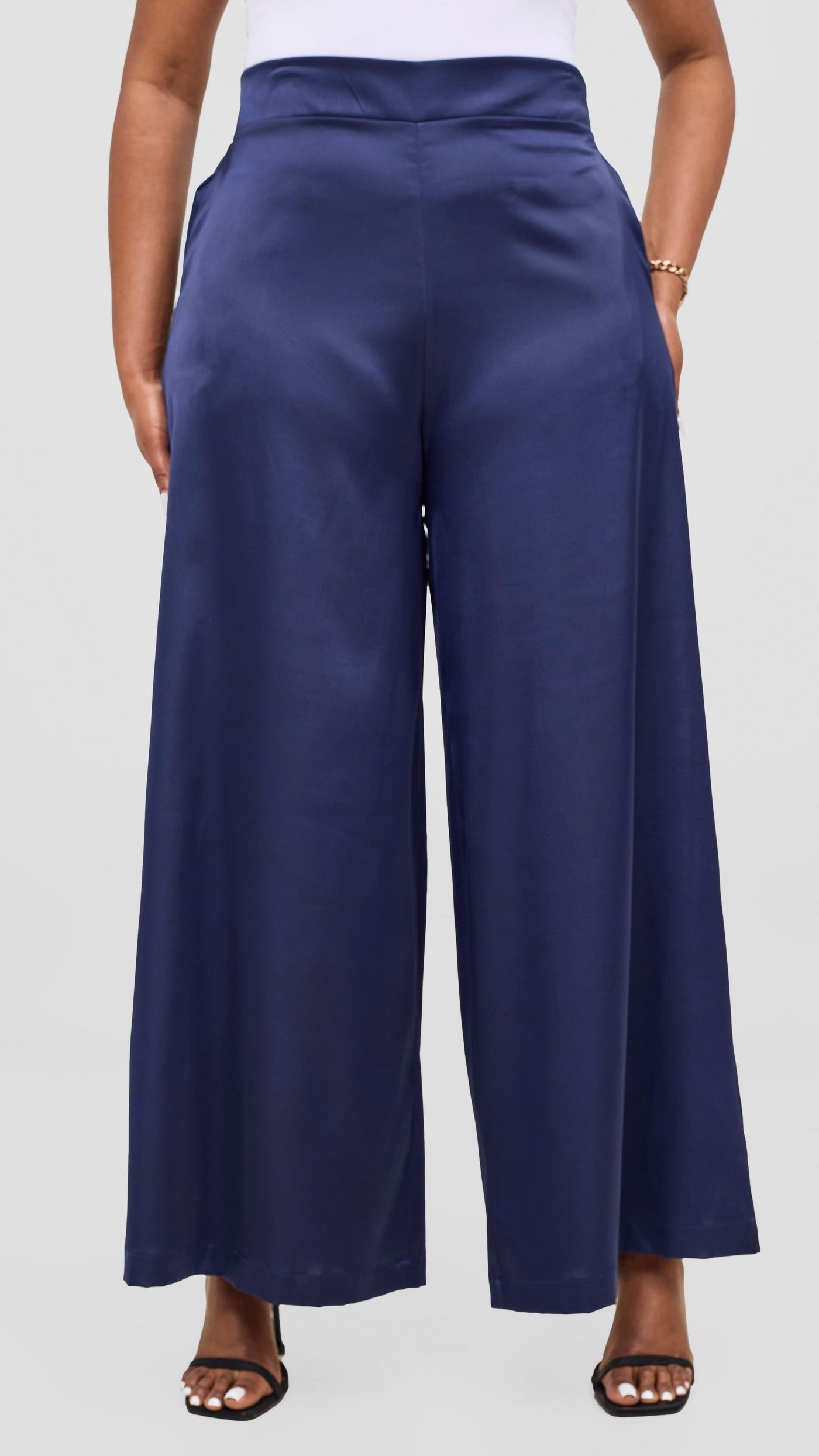 Vivo Iyana Wide Leg Pants - Navy