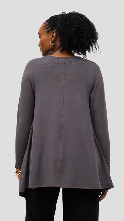 Vivo Tanda Loose Sweater - Dark Grey