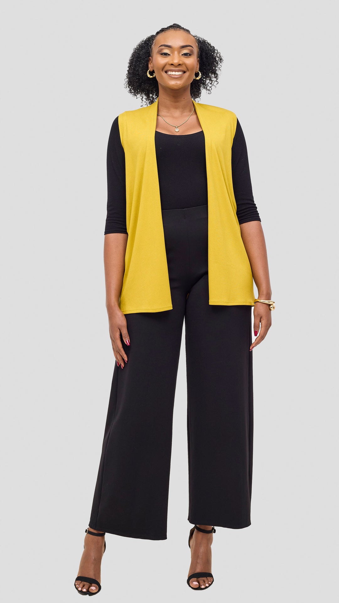 Vivo Everyday Sleeveless Waterfall in Jersey - Light Olive