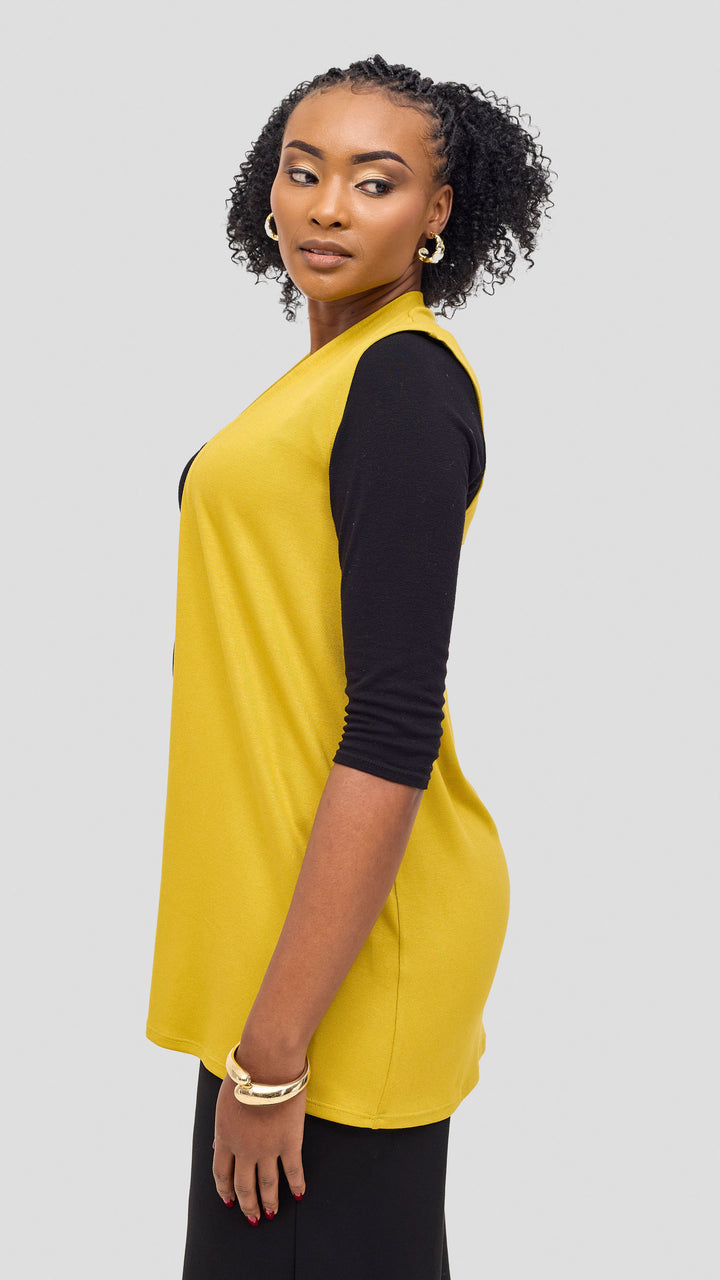 Vivo Everyday Sleeveless Waterfall in Jersey - Light Olive