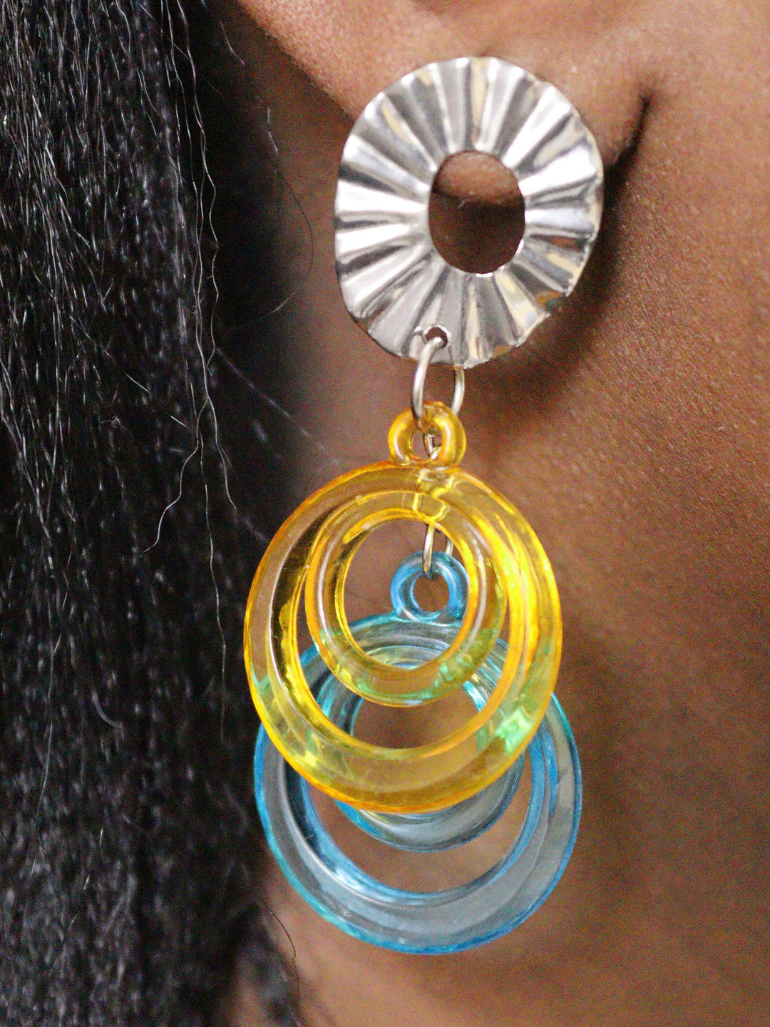 new in stainless steel double o earrings for work, events, wedding or gifts