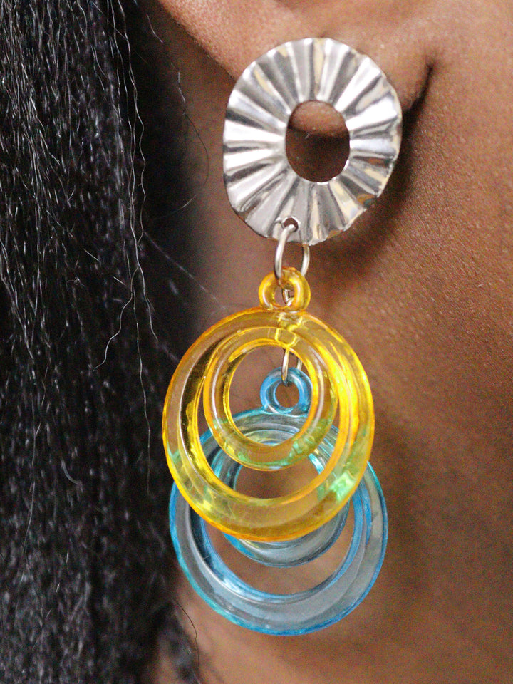 new in stainless steel double o earrings for work, events, wedding or gifts