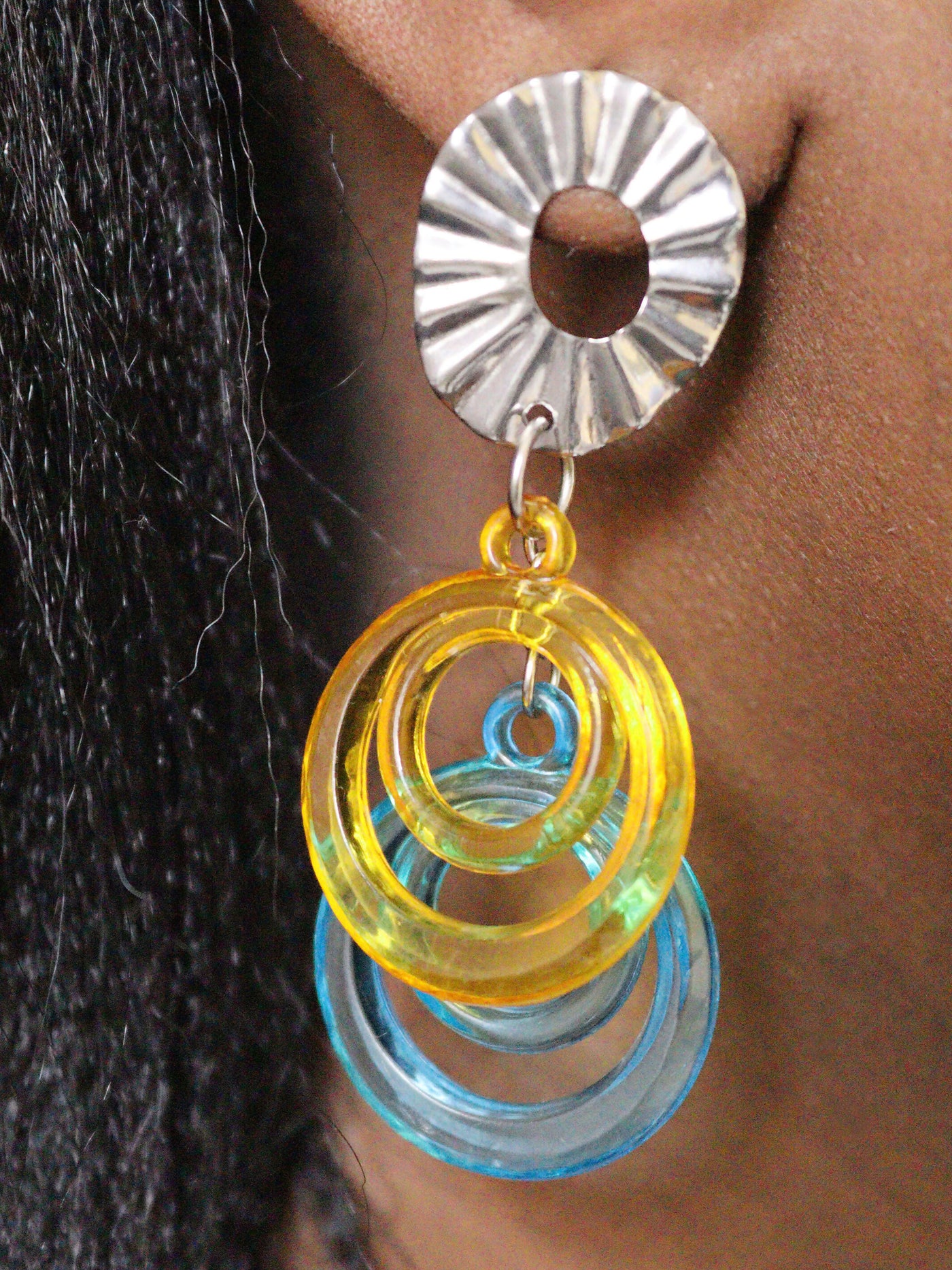 new in stainless steel double o earrings for work, events, wedding or gifts