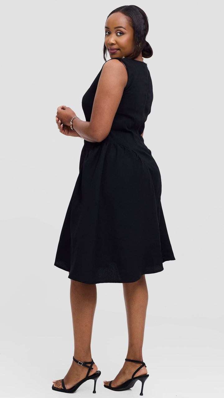 Hawi Satrorial Furaha Dress - Black