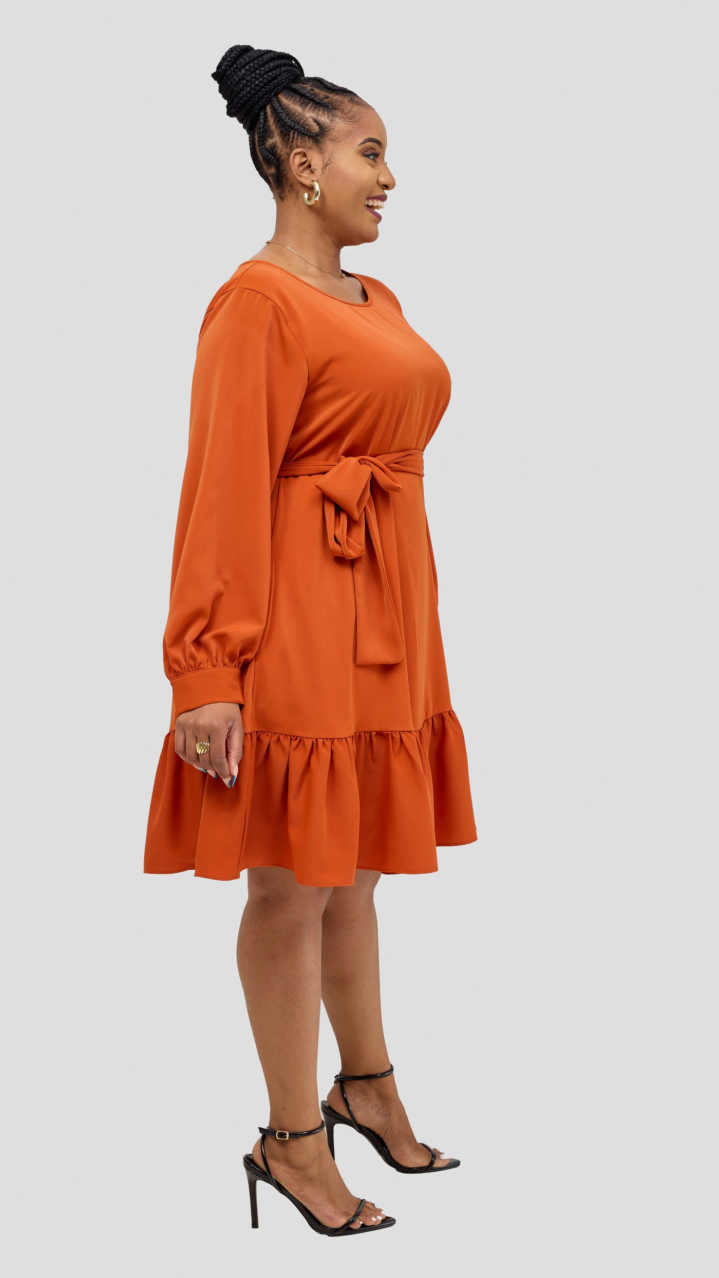 Vivo Serwa Tent Dress - Rust